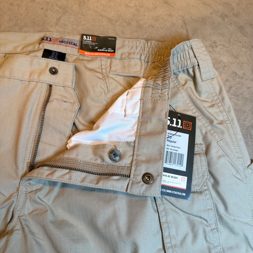 5.11 Tactical Women's Taclite Pro Pant sz‎ 20 TDU Khaki Regular Work Outdoor - Picture 6 of 14
